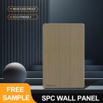 SPC Wall Panel 600*2440*4mm Waterproof And Moisture-Resistant Stone Plastic Composite Eco-Friendly Interior Wall Decorative Panel For Bathroom for sale