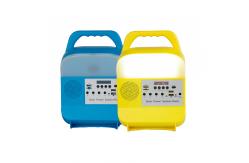 China FM Radio MP3 Solar Emergency Lights Solar Panel Led Lamp With Cables supplier