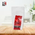 Recyclable Square Bottom Bakery Cellophane Bags With Convenient Window Feature