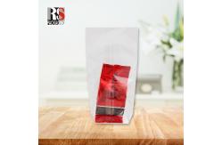 China Recyclable Square Bottom Bakery Cellophane Bags With Convenient Window Feature supplier