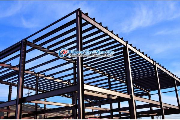Welded Metal Building Construction Pre Engineered Prefabricated Steel Structure Workshop