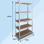 Galvanized Boltless Storage Rack Industry Heavy Duty Steel Shelving for sale