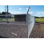Farm Field Galvanized Wire 2mm Steel Chain Link Fencing for sale