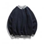 Mens Plain Oversized Crewneck Sweatshirt , Oversized Sherpa Fleece Sweatshirt