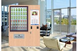 China Custom Fruit Salad Vending Machines / Frozen Vending Machine Touch Screen supplier