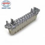 PC Material 110 Terminal Block Highband 10 Pair Module White Body Grey Base for sale