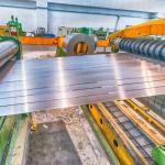 Building Material Shops High Rigidity Aluminum Roll Steel Slitting Line With 500 1500mm Cutting Width for sale