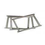 Silver Silk Aluminum Screen Frame Corrosion Resistance For Advertisement / Display for sale