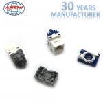 Toolless UTP Rotation RJ45 Keystone Jack CAT5E CAT6 Gold Plating