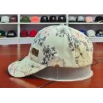 Custom Flower Metal Label Sports Dad Hats Breathable And Waterproof