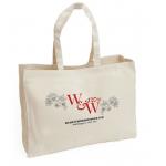 Eco Friendly Printed Cotton Canvas Totes Bulk Bag With Double Handles