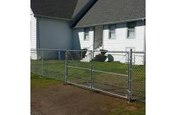 China 6ft 50ft Diamond Mesh Fence PVC Coated Gi Chain Link Mesh 9 Gauge supplier