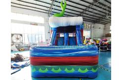 China Playground Castle Combos Inflatable Bounce House With Water Slide supplier