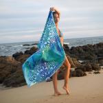 Softness Soft Printed Beach Towel Care Instructions Machine Washable