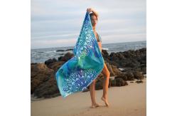 China Softness Soft Printed Beach Towel Care Instructions Machine Washable supplier