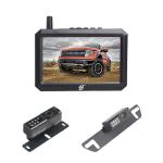 IP69K DVR Reverse Camera 5 Inch Wireless Monitor Black Color With 2 Channels System for sale
