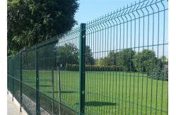 China Green Pvc Coated Welded Wire Mesh Fence / 3D Curved Wire Mesh Fencing supplier