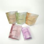 Custom Doypack Plastic Pouches Packaging Stand Up Zipper Bag For Body Scrub Packaging for sale