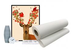 China Digital Inkjet Waterproof Polyester Fabric Roll Matte Surface supplier
