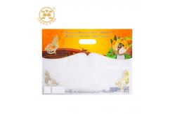 China Gravure printing OEM ODM Transparent Food Packaging Bags Bopp Plastic Bags With handle supplier