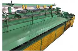 China Single Wire Chain Link Fence Machine 90m2/h 3m 4m length PLC control supplier