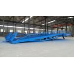 Customized Steel Pipe Portable Loading Dock Ramps With Anti Slip Platform 5 To 15 Tons for sale