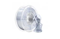 China 3D Printer Filament Net Weight 1kg 1.75mm Silk Light Silver PLA Filament supplier