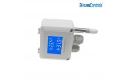 China Air Duct Mounted Temperature Humidity Transmitter Digital Output supplier
