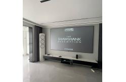 China 8K 3D Fixed Frame Screen Fresnel Anti Light Projector Screen supplier