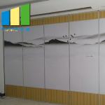 Melamine Foldable Soundproof Sliding Movable Partition Wall Under A Suspended Ceiling for sale