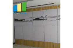 China Melamine Foldable Soundproof Sliding Movable Partition Wall Under A Suspended Ceiling supplier