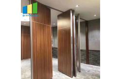 China Hotel Acoustic Temporary Sound Proof Partitions Sliding Folding System supplier