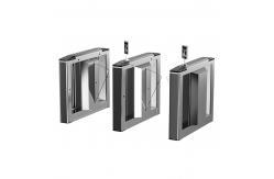 China High Security Durable Flap Speed Barrier Gate Card Scan Flap Barrier Metro Gates supplier