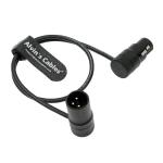 Alvin's Cables Rotatable Low-Profile XLR 3 Pin Male to Female Cable Original Connector Balanced Microphone Audio Cord for sale