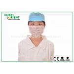 White Anti static 2- ply ESD disposable earloop face mask For Clean Room for sale