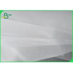 Glossy 60gsm Hamburger Wrapping Paper Grease Proof White Kraft Paper Rolls