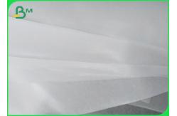 China Glossy 60gsm Hamburger Wrapping Paper Grease Proof White Kraft Paper Rolls supplier