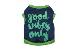China Dog Clothes 8 Patterns Classic Lightweight Breathable With Funny Letters supplier