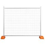 Galvanized Removable Temporary Fence Welded Wire Mesh Fence Panel 2400x2100MM