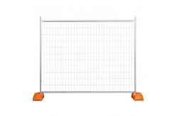 China Galvanized Chain Link Temporary Fencing Panel , Temporary Security Fence USA Standard supplier