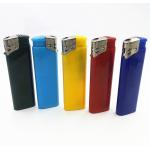 Customization Encendedor Electronic Plastic Lighter Five Colors Gas for sale