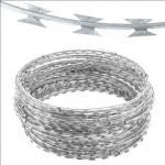 Factory Direct Hot Dipped Galvanized Steel Wire Mesh Fence Rust-Proof Razor Barbed Wire BTO-22 For Security For Prisons for sale