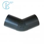 45 Degree Elbow HDPE Fusion Fittings For Irrigation