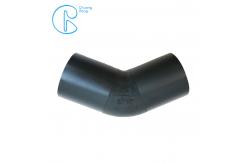 China 45 Degree Elbow HDPE Fusion Fittings For Irrigation supplier