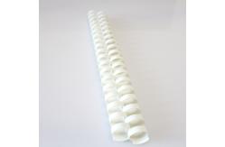 China 21 Loops Plastic Comb Binding 4mm Rings Loose Leaf Round supplier