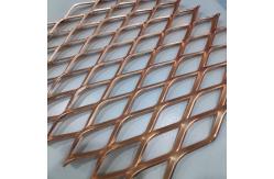 China Exterior Wall 4x8 Feet Aluminum Expanded Mesh Sheet  Powder Coated Rustproof supplier