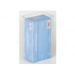 Clear Plastic Wall Mounted Disposable Glove Dispenser Easy To Maintain And Clean for sale