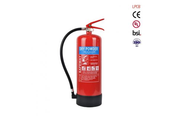 9KG St12 Portable Dry Powder Fire Extinguisher With Convex Foot