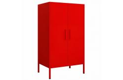 China Bedroom two Metal Doors home Half Height Storage Locker With Foot supplier