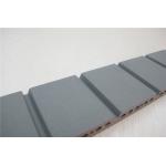 Grey Exterior Wall Materials ,  Grooved External Wall Finishing Materials  for sale
